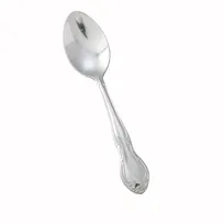 product of Winco 0004-09 Demitasse Spoon, 4-1/2" Heavy 18/0 Stainless Steel, Vibro Finish, Elegance - 1 Dozen