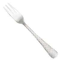 product of Winco 0023-07 Caspian Oyster Fork, 4 in, 18/0 Stainless Steel, Hammered Finish - 1 Dozen