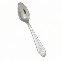 product of Winco 0031-09 Demitasse Spoon, 4-1/2" Heavy, 18/8 Stainless Steel, Mirror Finish, Peacock - 1 Dozen