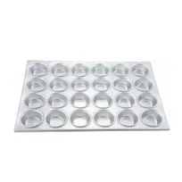 product of Winco AMF-24 Aluminum 24 Cup Muffin Pan, 20-1/2"L x 14"W pan