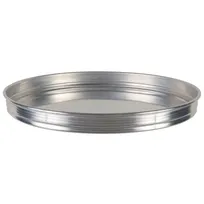 product of Winco APZK-1415 14" x 1.5" Deep Stackable Aluminum Pizza Pan, Round