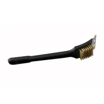 product of Winco BR-12 Black 12" Grill Brush with Brass Wire