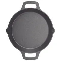 product of Winco CASD-10 FireIron 10 1/4" Round Cast Iron Pre-Seasoned Induction Skillet w/ Dual Handle