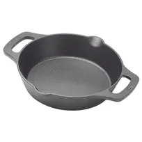 product of Winco CASD-8 FireIron 8" Round Cast Iron Pre-Seasoned Induction Skillet w/ Dual Handles