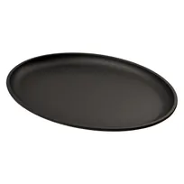 product of Winco CASG-13O Cast Iron, Serving Griddle, Oval, 13"L X 10"W, Pre-Seasoned