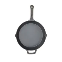 product of Winco CAST-12 12" Round Pre Seasoned Cast Iron Skillet w/ Handle
