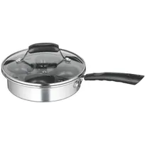 product of Winco CEP-4 4 Cup Non-Stick Induction Ready Stainless Steel Egg Poacher Set