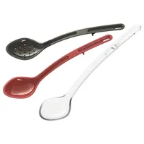 product of Winco CVPS-15R Red 15" Polycarbonate 1 1/2 oz. Perforated Serving Spoon