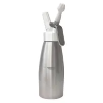 product of Winco CW-A05 Whip Cream Dispenser, 1 Pint, 3" Dia. X 12"H, Aluminum