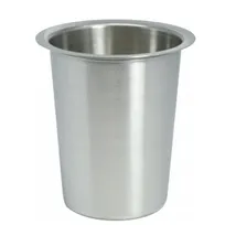 product of Winco FC-SL 4" Round Solid Flatware Cylinder, Stainless Steel