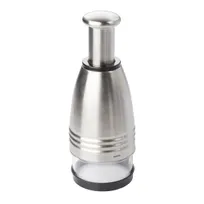 product of Winco FCS-3 - 3" Round Manual Food Chopper, 0.5mm Zigzag Blade, 18/8 Stainless Steel, 3" Diameter, Commercial Use