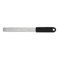 product of Winco GT-105 13" Stainless Steel Fine Blade Grater w/ Black Soft Grip Handle