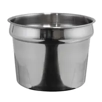 product of Winco INS-11.0M 11 qt Mirror Finish Stainless Steel Inset Pan