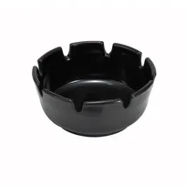 product of Winco MAS-4K Round 4" Diameter Bakelite Ashtray, Black, Heat-Resistant to 380°F (193°C) - 1 Dozen