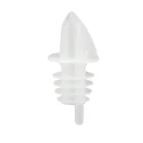 product of Winco PPR-2C Liquor Pourer, Free Flow Clear Plastic Spout, No Collar, Clear Finish - 1 Dozen