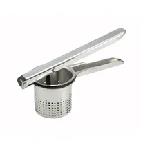 product of Winco PR-9 Round Stainless Steel Economy Potato Ricer