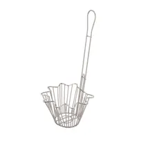 product of Winco TB-20 Nickel Plated 8-3/10" Round Taco Salad Bowl Fry Basket