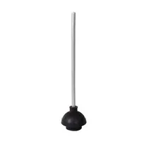 product of Winco TP-300 Toilet Plunger, Rubber with 19" Wood Handle
