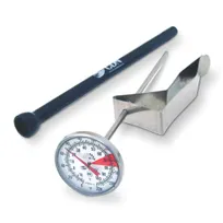 product of CDN IRB220-F-6.5 Beverage & Frothing Thermometer, 0-220°F, 6.5" Stem, Waterproof, Shatterproof, NSF