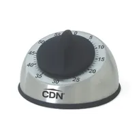 product of CDN MT1 Mechanical Timer, Heavy Duty, 1-Hour By Minute, 3" Face, Stainless Steel Housing