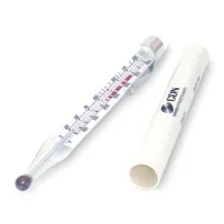 product of CDN TCF400 Candy & Deep Fry Thermometer, 75-400°F, Waterproof, Lab Glass, Stainless Clip