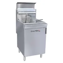 product of Culitek CULGF150LP 21" Floor Model Lp Gas Full Pot Fryer, 70 lbs
