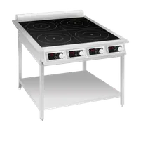 product of Eurodib FCI435OS1PH Commercial Induction Cooktop, Stainless Steel Construction
