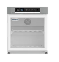 product of Migali MP-U2RG-HC 21" Glass Door Medical Refrigerator, 2 Cu Ft, Stainless/White, +2°C-+8°C, 110V UL