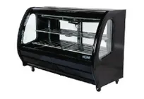 product of Pro-Kold DDC 80 SS - 74" Curved-Glass Deli Case, Stainless Doors, 36-41°F, R134a, 1/3 HP Compressor
