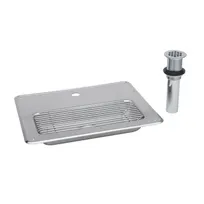product of T&S Brass B-1231 Drip Pan, Drop In Grid, Stainless Steel