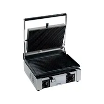 product of Univex PPRESS1.5RF Single Cast Iron Panini Press Grill w/ 14" x 10" Grooved & Smooth Plates, 120V