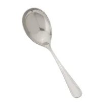 product of Winco 0030-21 - 9" Heavy Stainless Steel Serving Spoon, Large Bowl, Non-Insulated Handle - 1 Dozen