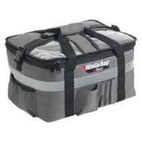 product of Winco BGCB-1709 Insulated Gray Wingo Bag Premium Catering Bag - 17" W X 13"D X 9"H