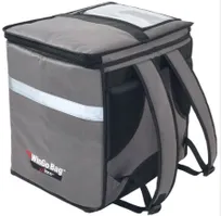 product of Winco BGDB-1616 WinGo Bag Premium Delivery Backpack w/ Adjustable Straps, Gray - 16"W x 13"D x 16"H