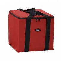 product of Winco BGDV-12 Red Insulated Pizza Delivery Bag - 12" x 12" x 12"H