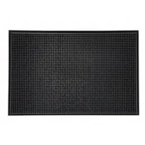 product of Winco BM-1812K 18" x 12" Rubber Bar Service Mat, Black