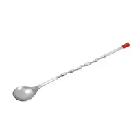 product of Winco BPS-11 11" Stainless Steel Red Ball Bar Spoon