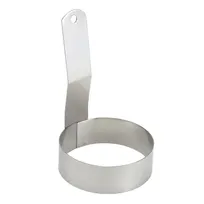 product of Winco EGR-3 3" Round Stainless Steel Egg Ring with Handle