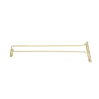 product of Winco GH-16 16" Wire Glass Hanger, Brass Plated