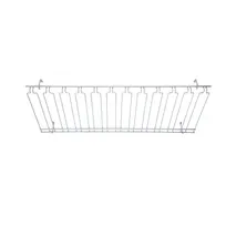 product of Winco GHC-1848 11 Slot Chrome Plated Wire Bar Glass Rack, 18" x 48"