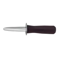 product of Winco KCL-5P 3" Oyster Stainless Steel Knife with Black Plastic Handle