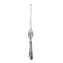 product of Winco LC-08 8" x 3/4" Two-Tine Seafood Picks, Decorative Lobster Stamp 18/8 Stainless Steel - 4/Pack