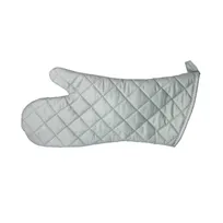 product of Winco OMS-15 Silver 15" Silicone Coated Oven Mitt with Cotton Interior (up to 200°F / 93°C)