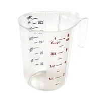 product of Winco PMCP-25 1 cup Measuring Cup, Polycarbonate, Clear