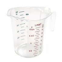 product of Winco PMCP-50 1 Pint Raised Markings Clear Polycarbonate Measuring Cup