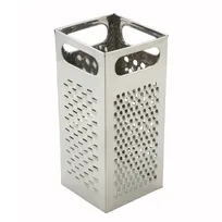 product of Winco SQG-4 9" x 4" Four Sided Stainless Steel Box Grater