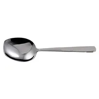 product of Winco SRS-8 Extra Heavy 8-1/4" Stainless Steel Serving Spoon, Handle, 4-8" Length - 1 Dozen