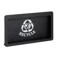 product of Dispense-Rite FMRD-2BT Trash Door, 7-1/2"H x 13-1/4"W x 2-1/4"D, Black Faceplate, Polystyrene