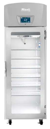 product of Migali EVOX-1RG-LB 27" Glass Door Medical Refrigerator, 20.2 cu ft, Stainless Steel Exterior, 115V