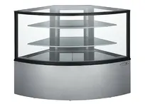 product of Kool-It KBF-60C Refrigerated Display, 57"W x 26"D x 47"H, 12.36 Cu Ft, Silver, 2 Shelves, LED, R290